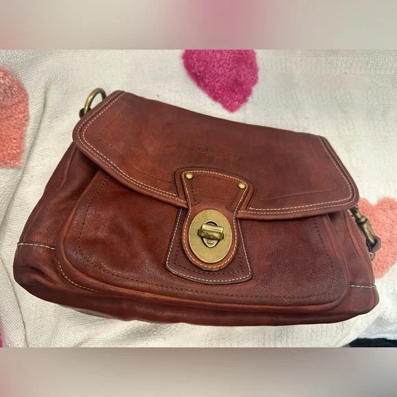 Vintage Coach Legacy Ali 65th Anniversary Leather Shoulder Bag in Whiskey - Picture 2 of 10